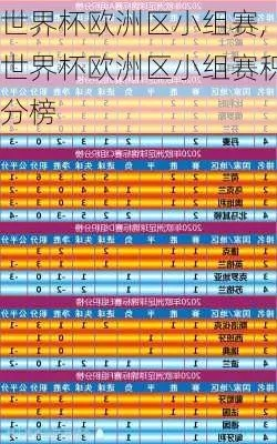 世预赛欧洲杯小组排名 世预赛欧洲分组-第2张图片-www.211178.com_果博福布斯